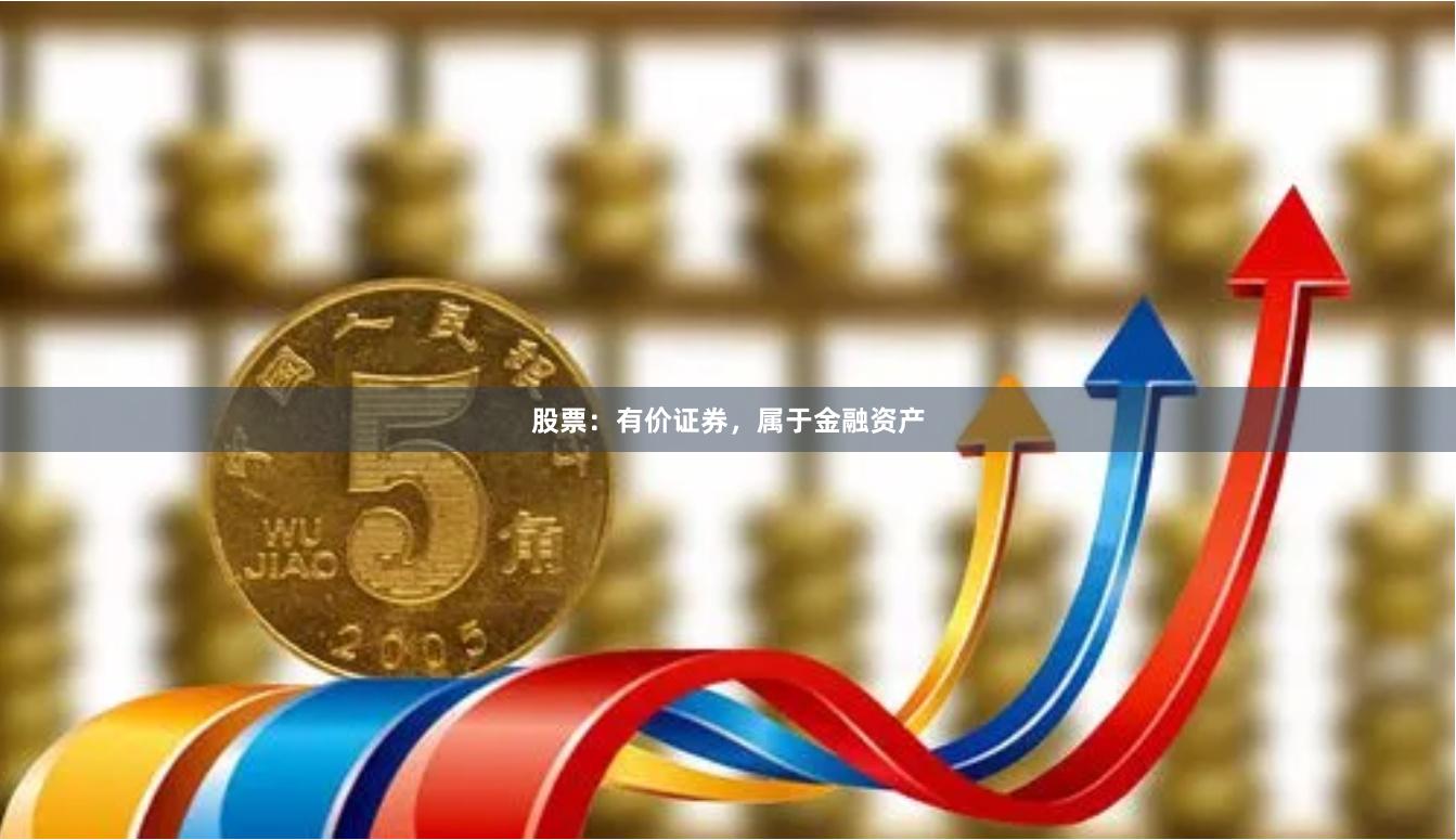 股票：有价证券，属于金融资产